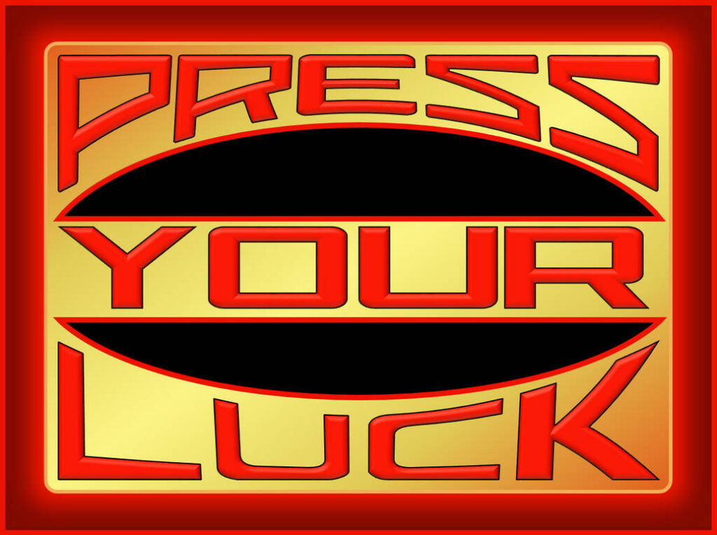 Press your luck quiz show. the greatest quiz show